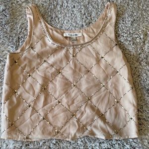 Forever 21 sequin crop top
